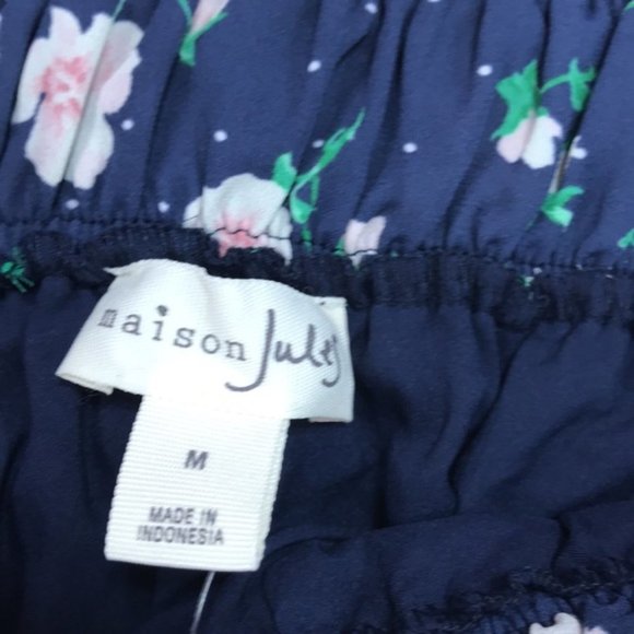 Maison Jules Floral-Print Pleated Midi Skirt - Picture 5 of 7